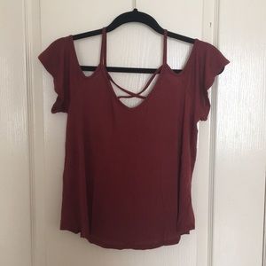 Charlotte Russe Off The Shoulder Tank